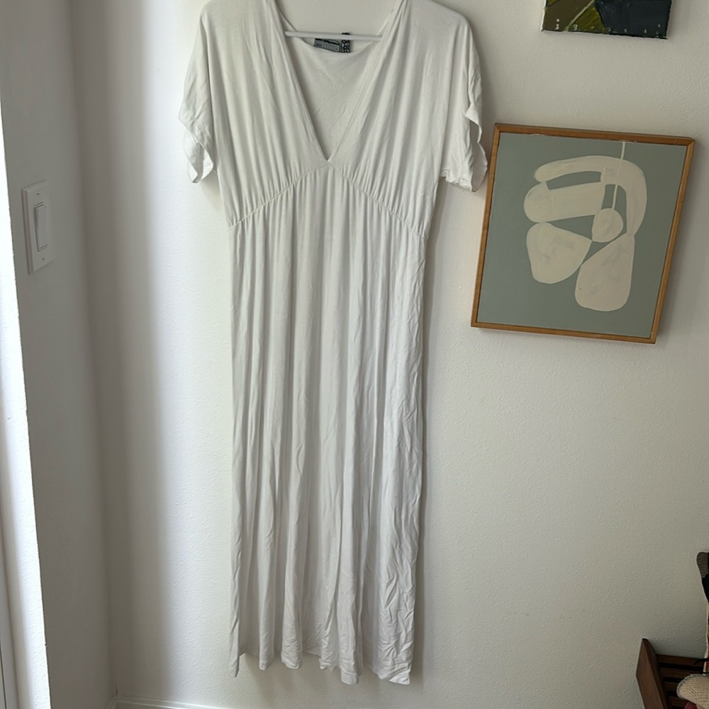 ASOS design beach cover up dress in white
